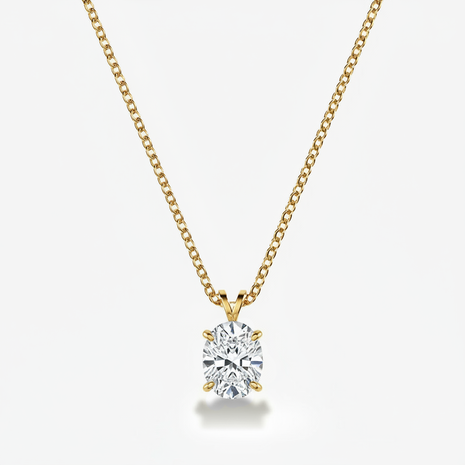 1 ct. Venus Oval Diamond Necklace