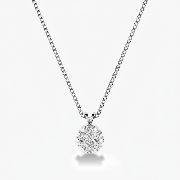 Collier de diamants Heartseeker Cluster de 0,35 ct. tw.