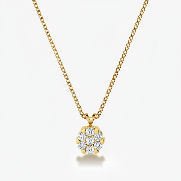 Collier de diamants Heartseeker Cluster de 0,35 ct. tw.
