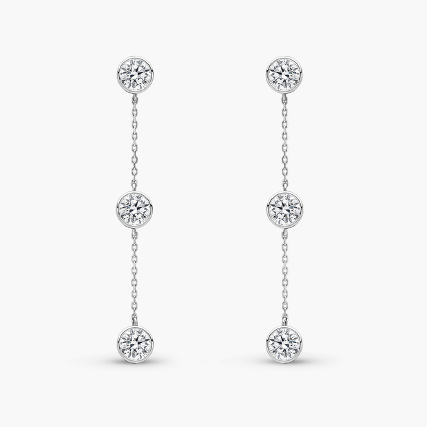Boucles d'oreilles pendantes Nova en diamants, 6,0 ct. tw.