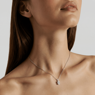 1 ct. Lab-Grown Oval Diamond Necklace