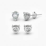 3 ct. tw. Diamond Heartseeker Pear-Shaped Stud Earrings