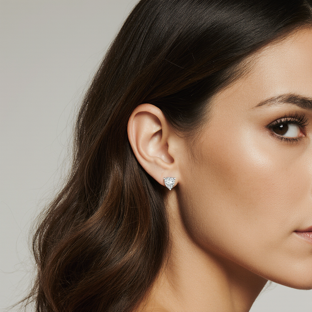 3 ct. tw. Diamond Heartseeker Pear-Shaped Stud Earrings