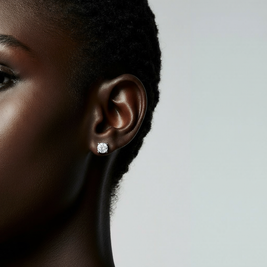 3 ct. tw. Diamond Heartseeker Stud Earrings