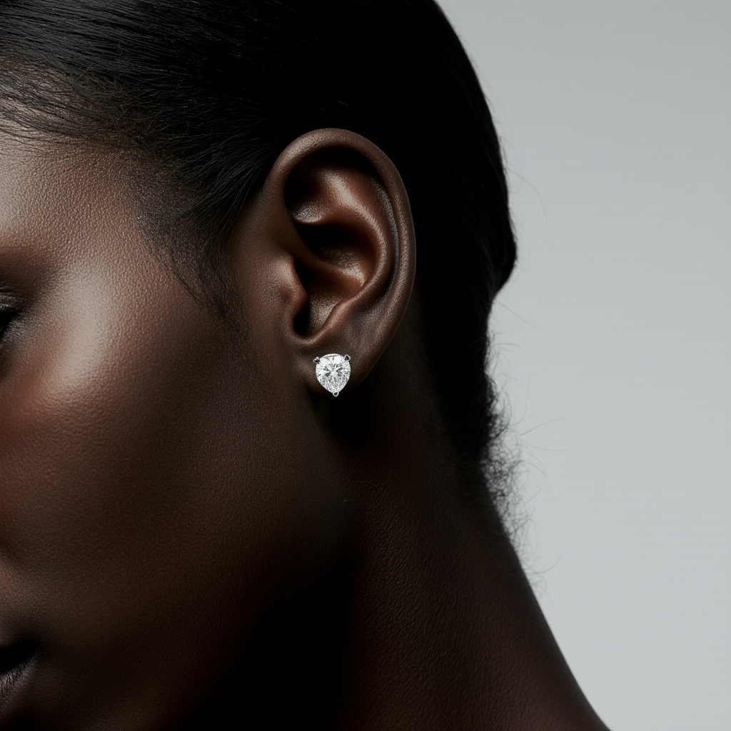 3 ct. tw. Diamond Heartseeker Pear-Shaped Stud Earrings