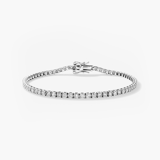 2.6 ct. tw. Diamond Tennis Bracelet (White Gold)