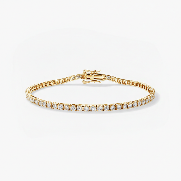 2.6 ct. tw. Diamond Tennis Bracelet (Yellow Gold)